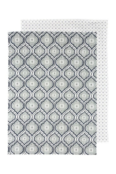 TRANQUILLO Geschirrtuch, 2er Set, aus Biobaumwolle, 70 x 50 cm (TEX029, TEX030, TEX031, TEX109, TEX110, TEX111) von TRANQUILLO