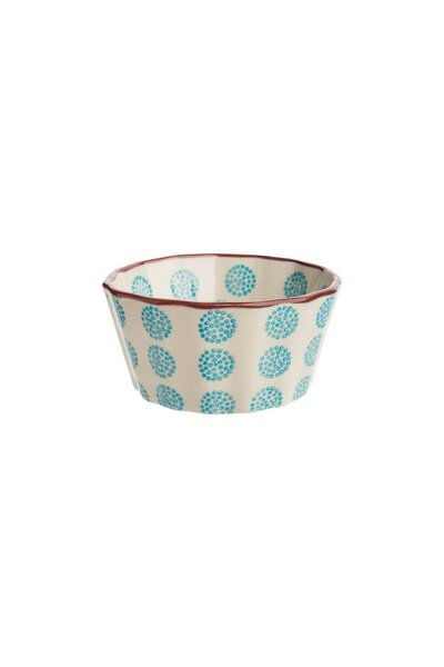 TRANQUILLO Muffinform 8cm aus Steinzeug mit Muster (POR831, POR832, POR833, POR834, POR835, POR836) von TRANQUILLO