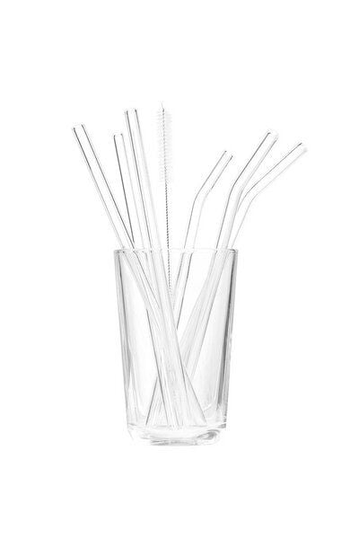 TRANQUILLO Strohhalm 6er Set aus Glas oder Metall von TRANQUILLO