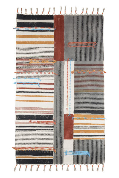 TRANQUILLO Teppich mit Muster, Good Weave-zertifiziert, 150 x 90 cm mit Fransen (BS193, BS194, BS195) von TRANQUILLO