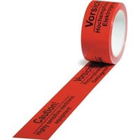 Warnklebeband pp Empfindliche Elektrogeräte L.66m B.50mm rot Rolle Transpak von TRANSPAK