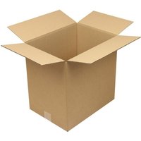 Transpak - Faltkarton 1-wellig Höhenrillung Maße 390x290x390mm Qualität 1.20 c braun braun von TRANSPAK
