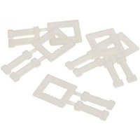 Transpak - Kunststoffklammer f.Bandbreite 16mm weiss von TRANSPAK