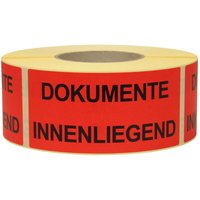 TransPak Hinweis Etiketten Dok. Innenliegend 1.000 Stk/Rolle von TRANSPAK
