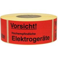 TransPak Hinweis Etiketten Empf. Elektronik 1.000 Stk/Rolle von TRANSPAK