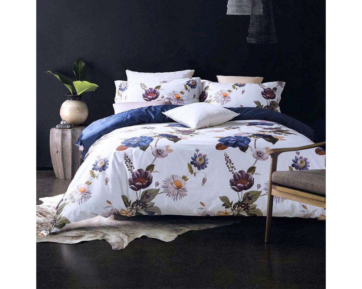 TRAUMSCHLAF Bettwäsche Dublin, Mako Satin, 3 teilig, florales Design mit seidigem Glanz TRAUMSCHLAF Bettwäsche Dublin, Mako Satin, 3 teilig, florales Design mit seidigem Glanz von TRAUMSCHLAF