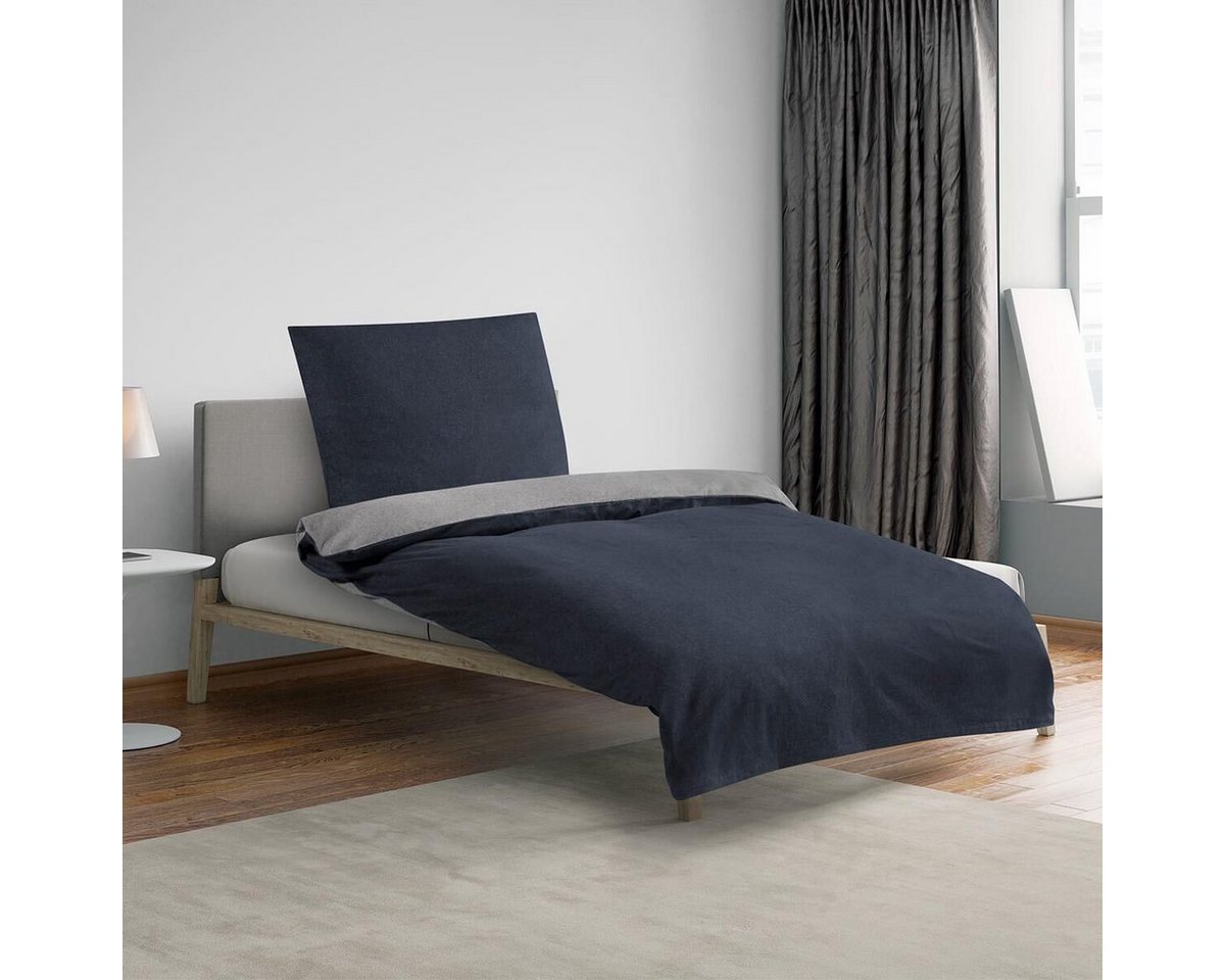 TRAUMSCHLAF Bettwäsche Uni Melange, Flanell, 2 teilig, zeitlose Uni Bettwäsche TRAUMSCHLAF Bettwäsche Uni Melange, Flanell, 2 teilig, zeitlose Uni Bettwäsche von TRAUMSCHLAF