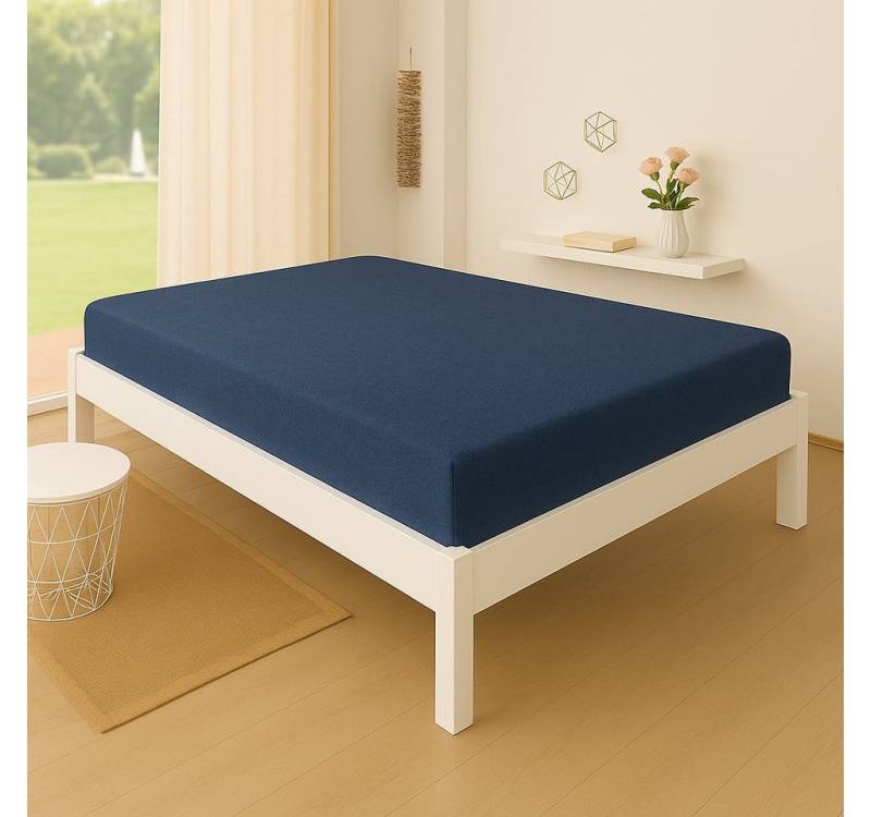 TRAUMSCHLAF Spannbettlaken Biber-Melange, Biber, Gummizug: Rundumgummi, (1 Stück), feine warme melierte Qualität von TRAUMSCHLAF