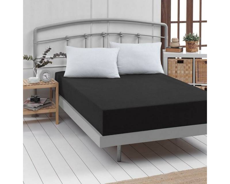 TRAUMSCHLAF Spannbettlaken Feinbiber Boxspring, Biber, Gummizug: Rundumgummi, (1 Stück), warm und weich für extra hohe Matratzen von TRAUMSCHLAF