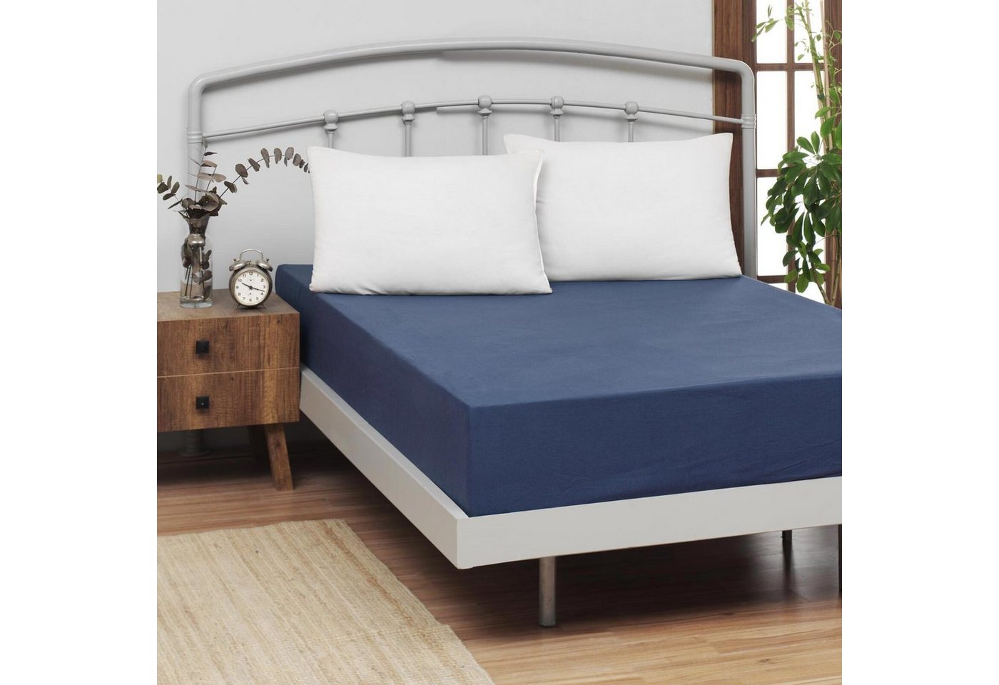 TRAUMSCHLAF Spannbettlaken Feinbiber Spannbettlaken, Biber, Gummizug: Rundumgummi, (1 Stück), weich und kuschelig mit Rundumgummi von TRAUMSCHLAF