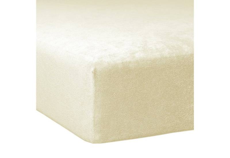 TRAUMSCHLAF Spannbettlaken Flausch Biber Boxspring, Biber, Gummizug: Rundumgummi, (1 Stück), warme weiche Qualität von TRAUMSCHLAF