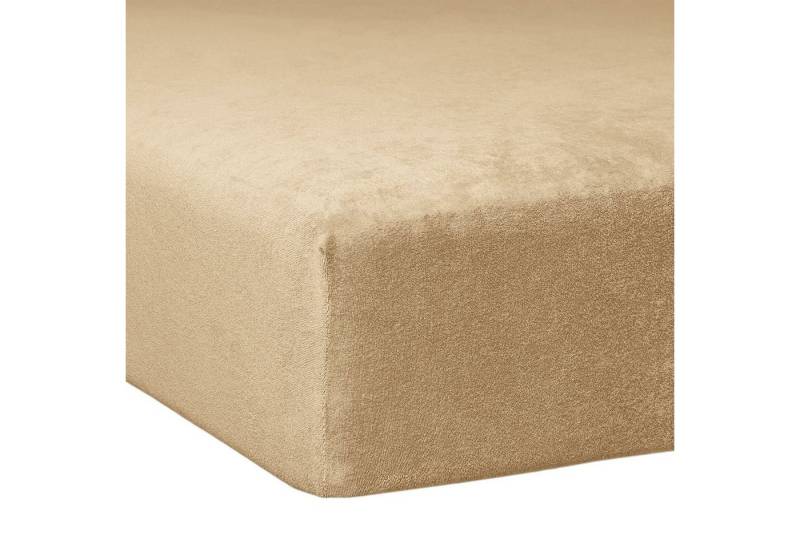 TRAUMSCHLAF Spannbettlaken Flausch Biber Boxspring, Biber, Gummizug: Rundumgummi, (1 Stück), warme weiche Qualität von TRAUMSCHLAF