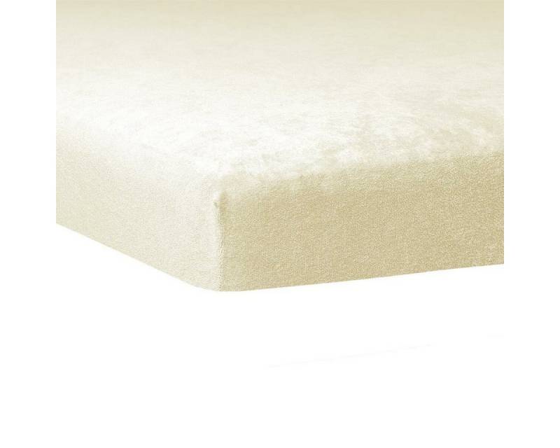 TRAUMSCHLAF Spannbettlaken Flauschbiber Topper, Biber, Gummizug: Rundumgummi, (1 Stück), warm und weich für Matratzentopper von TRAUMSCHLAF