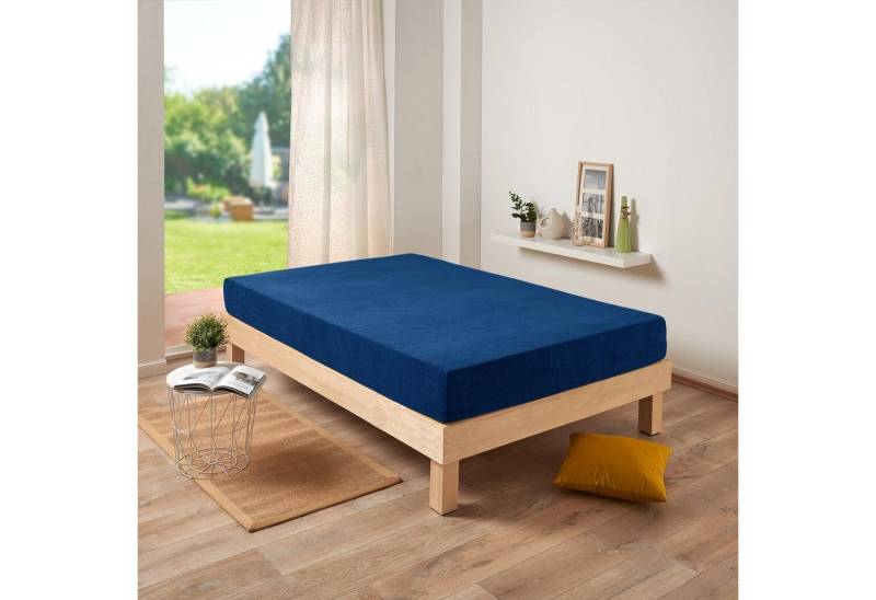 TRAUMSCHLAF Spannbettlaken Frottee Stretch, Frottier, Gummizug: Rundumgummi, (1 Stück), flauschig weich, elastisch und anschmiegsam von TRAUMSCHLAF