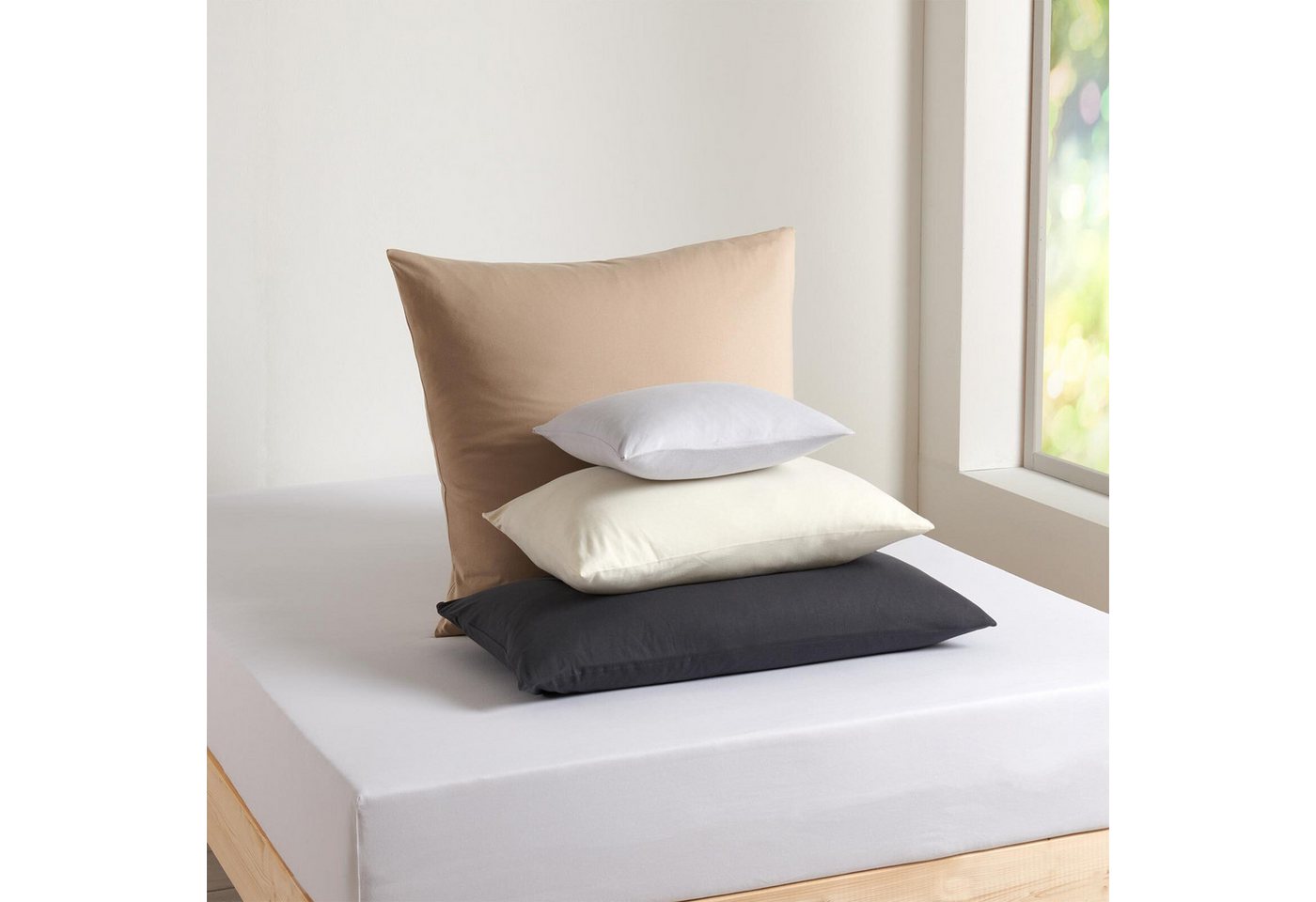 TRAUMSCHLAF Bettwäsche Basic Single Jersey Kissenbezug, Jersey, 1 teilig, bügelfreie Qualität für das ganze Jahr TRAUMSCHLAF Bettwäsche Basic Single Jersey Kissenbezug, Jersey, 1 teilig, bügelfreie Qualität für das ganze Jahr von TRAUMSCHLAF