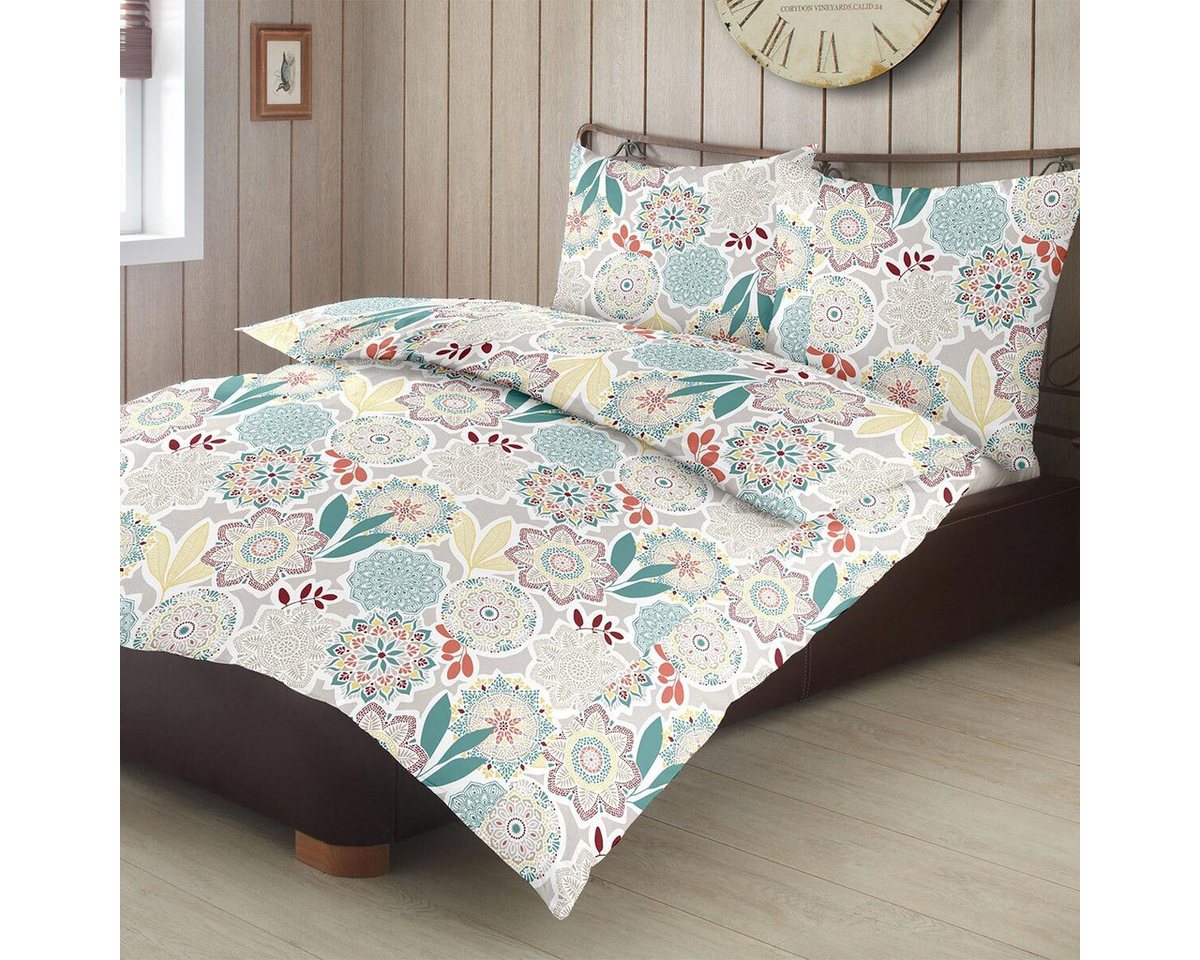 TRAUMSCHLAF Bettwäsche Kodiak, Biber, 2 teilig, Biberbettwäsche weich und kuschelig von TRAUMSCHLAF