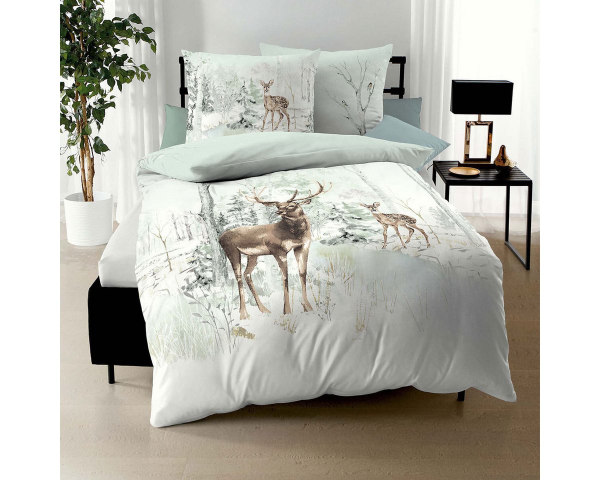 TRAUMSCHLAF Bettwäsche Peaceful, Biber, 2 teilig, wunderbar kuschelige Biber Bettwäsche TRAUMSCHLAF Bettwäsche Peaceful, Biber, 2 teilig, wunderbar kuschelige Biber Bettwäsche von TRAUMSCHLAF