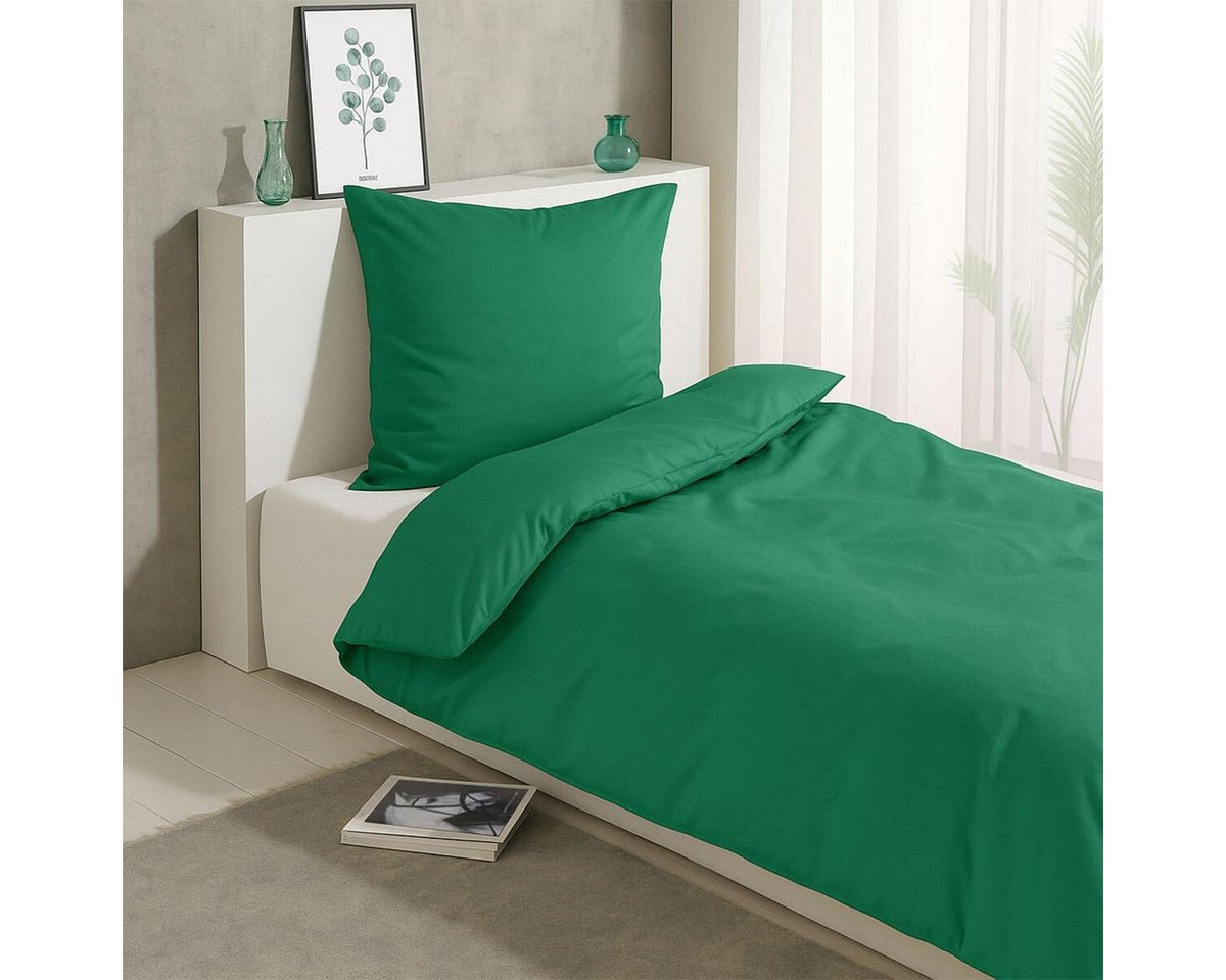 TRAUMSCHLAF Bettwäsche Pure, Mako Satin, 2 teilig, hochwertige Satin Bettwäsche TRAUMSCHLAF Bettwäsche Pure, Mako Satin, 2 teilig, hochwertige Satin Bettwäsche von TRAUMSCHLAF