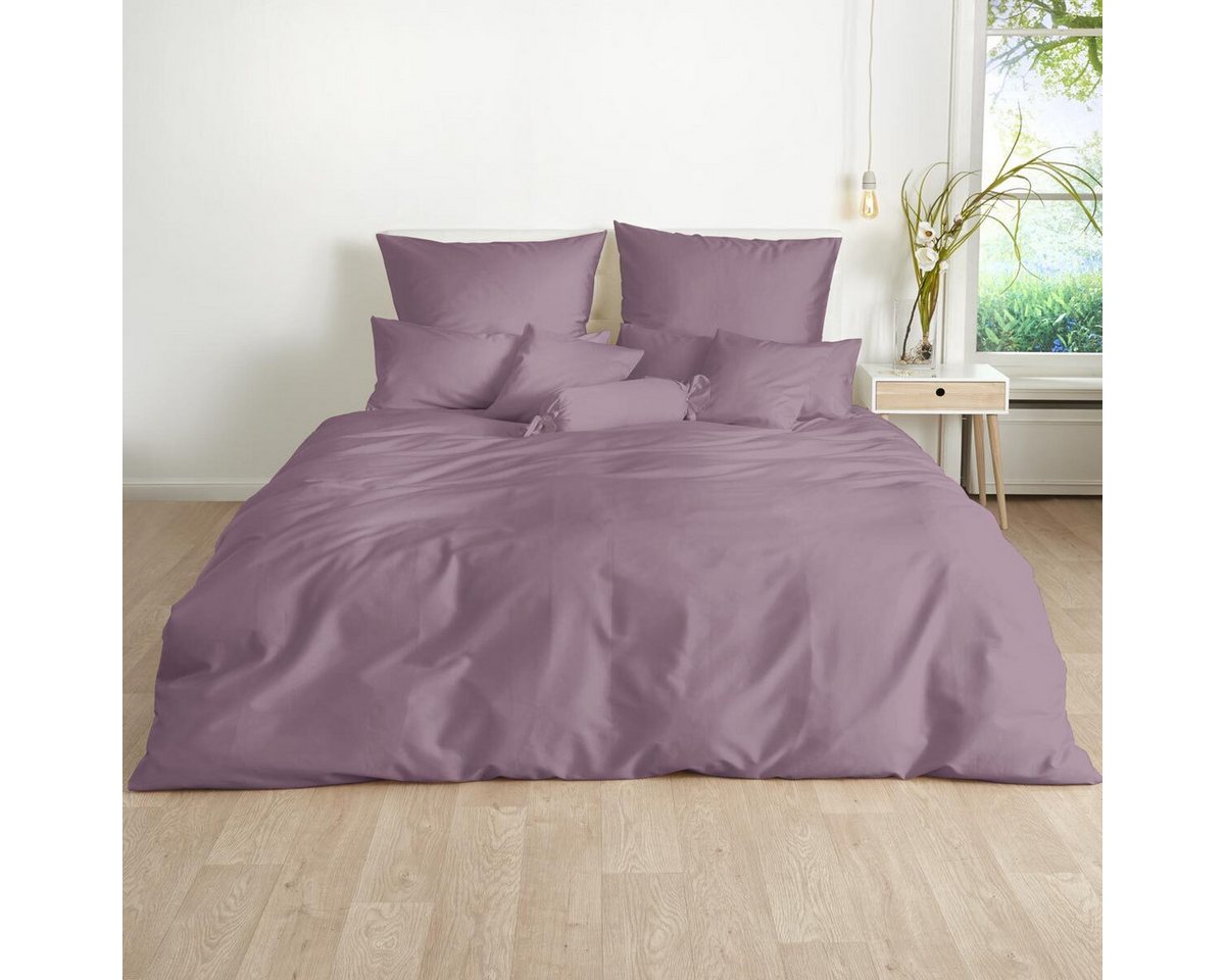 TRAUMSCHLAF Bettwäsche Uni, Mako Satin, 3 teilig, pflegeleichter Mako-Satin TRAUMSCHLAF Bettwäsche Uni, Mako Satin, 3 teilig, pflegeleichter Mako-Satin von TRAUMSCHLAF