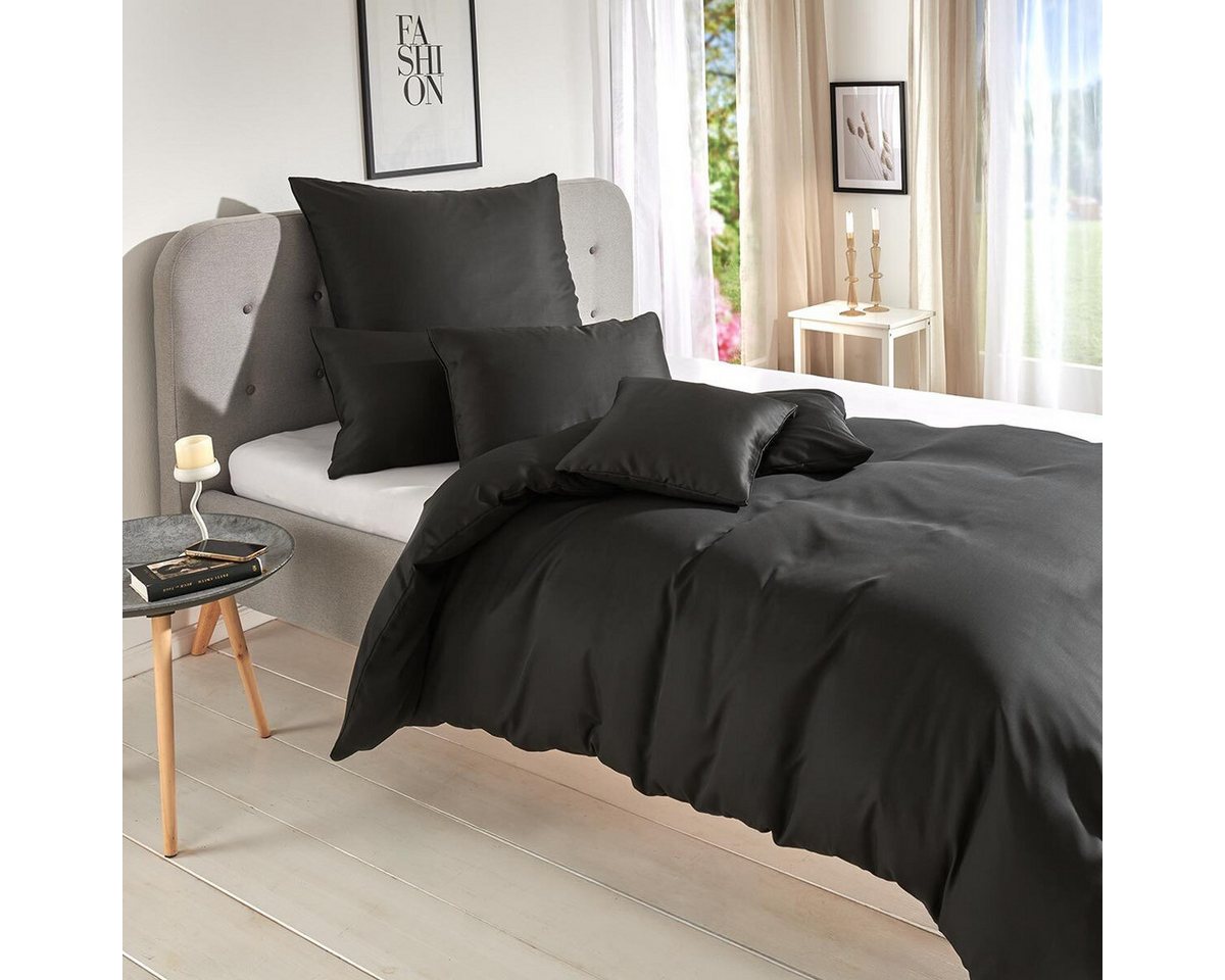 TRAUMSCHLAF Bettwäsche Uni Tencel™ Lyocell, Lyocell, 2 teilig, glatte Oberfläche und super angenehmes weiches Hautgefühl von TRAUMSCHLAF