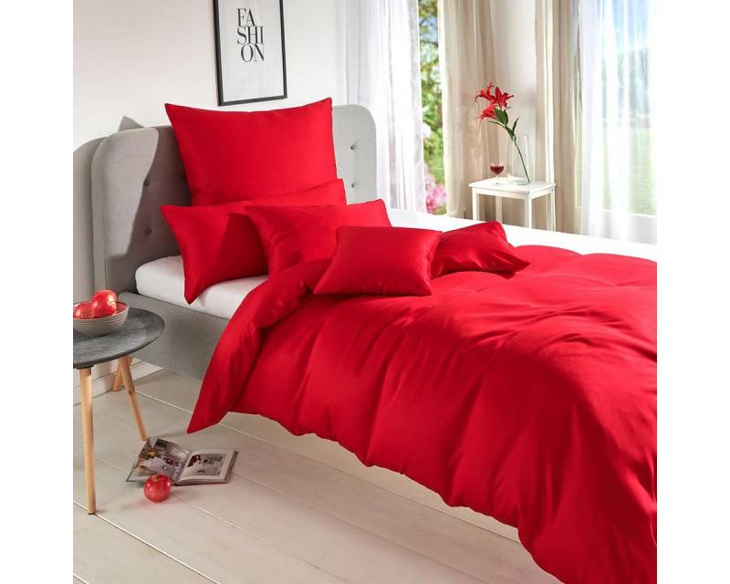 TRAUMSCHLAF Bettwäsche Uni Tencel™ Lyocell, Lyocell, 3 teilig, glatte Oberfläche und super angenehmes weiches Hautgefühl von TRAUMSCHLAF