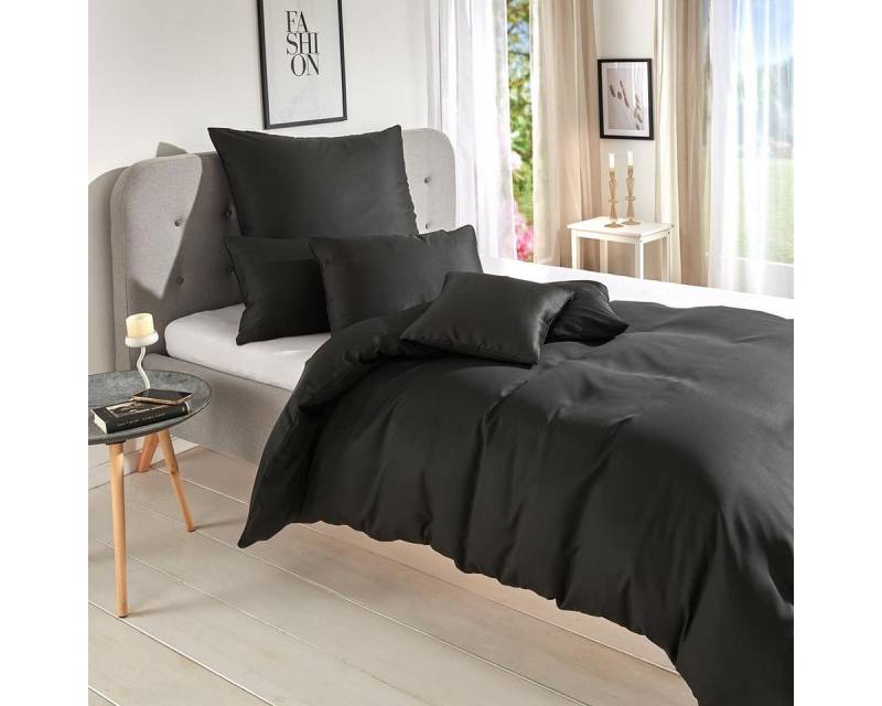TRAUMSCHLAF Bettwäsche Uni Tencel™ Lyocell, Lyocell, 3 teilig, glatte Oberfläche und super angenehmes weiches Hautgefühl von TRAUMSCHLAF