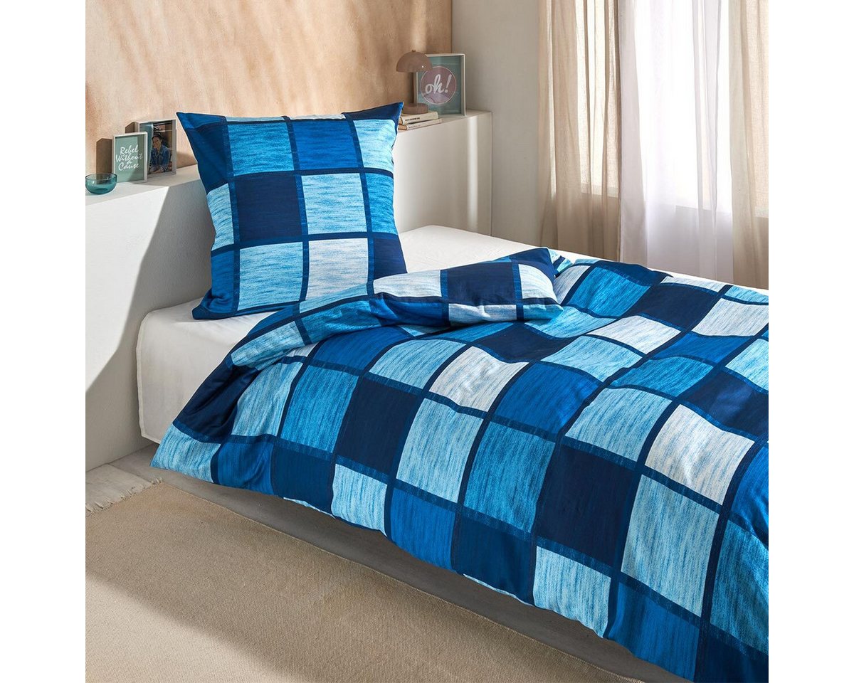 TRAUMSCHLAF Bettwäsche Verso denim, Mako Satin, 3 teilig, Luxuriöses Design in einzigartiger Haptik TRAUMSCHLAF Bettwäsche Verso denim, Mako Satin, 3 teilig, Luxuriöses Design in einzigartiger Haptik von TRAUMSCHLAF