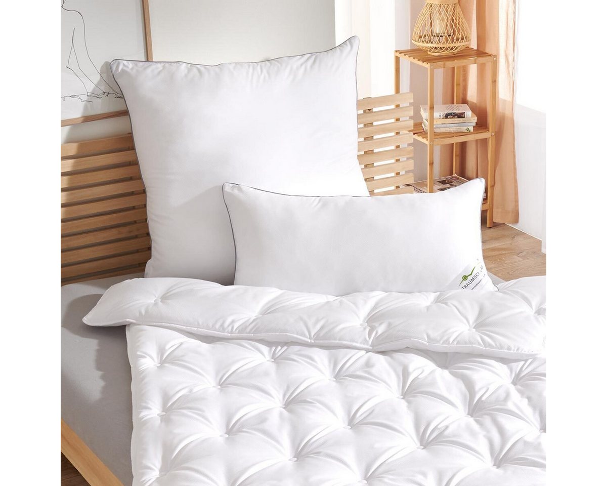 TRAUMSCHLAF Kunstfaserkopfkissen Down Touch, Füllung: Bezug: 100% Polyester, Füllung: 100% Polyester, Bezug: Bezug: 100% Polyester, Füllung: 100% Polyester von TRAUMSCHLAF