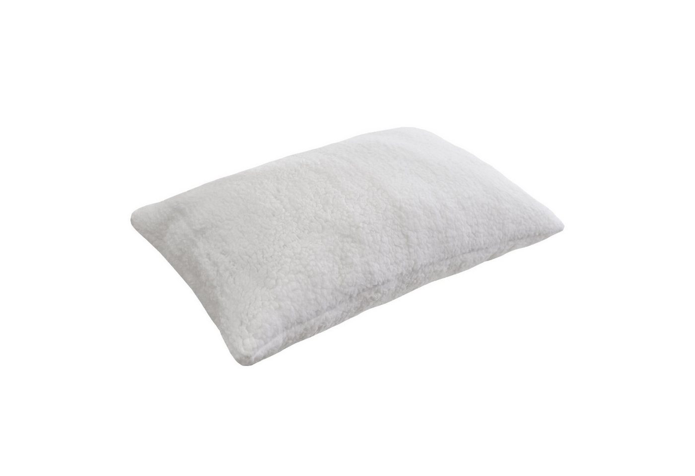 TRAUMSCHLAF Kunstfaserkopfkissen Teddy Flausch, Füllung: Bezug: 100% Polyester, Füllung: 100% Polyester, Bezug: Bezug: 100% Polyester, Füllung: 100% Polyester von TRAUMSCHLAF