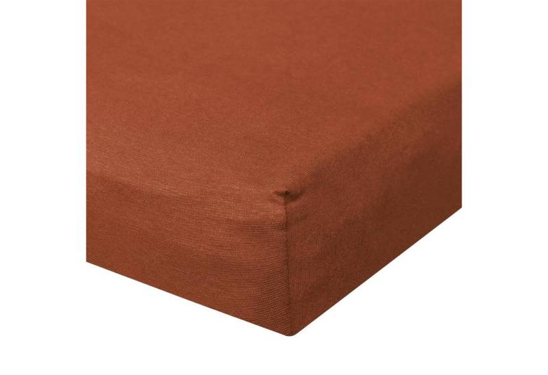 TRAUMSCHLAF Spannbettlaken De-Luxe, Jersey, Gummizug: Rundumgummi, (1 Stück), hochwertige Verarbeitung von TRAUMSCHLAF