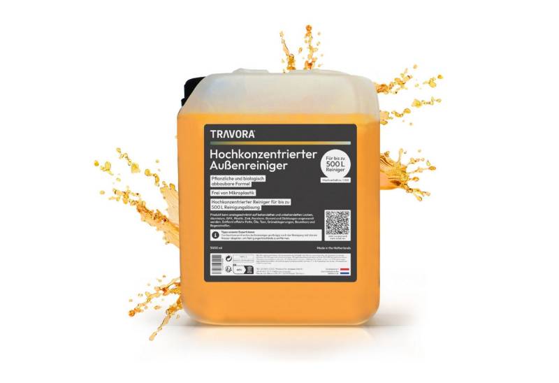 TRAVORA Reinigungs-Set Bio-Autoshampoo, Caravan Reiniger, Insektenentferner, Caravan & Auto von TRAVORA