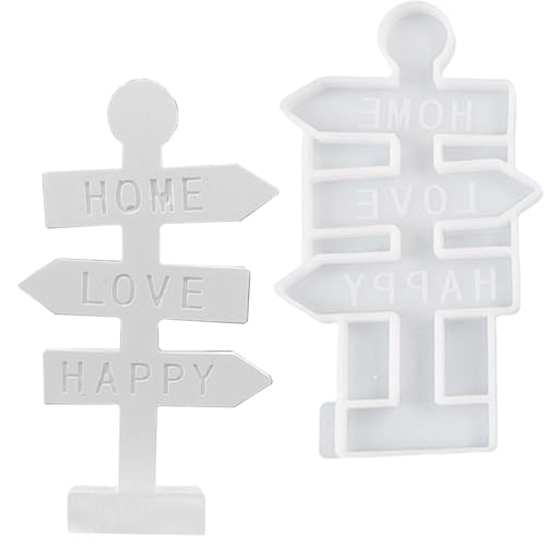 TREABEAR Silikonformen Gießformen, Gießformen Silikon Weihnachten, Silikon Buchstaben, Silikonform Home, Silikonform für Straßenschild mit Den Buchstaben „HOME“, „LOVE“, „HAPPY“ TREABEAR Silikonformen Gießformen, Gießformen Silikon Weihnachten, Silikon Buchstaben, Silikonform Home, Silikonform für Straßenschild mit Den Buchstaben „HOME“, „LOVE“, „HAPPY“ von TREABEAR