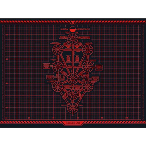 Derivative Work for Evangelion 【Totes Meer Scrolls】- rutschfeste Bodenstuhlmatte, 89,9 x 129,9 cm von TREASURE CASE