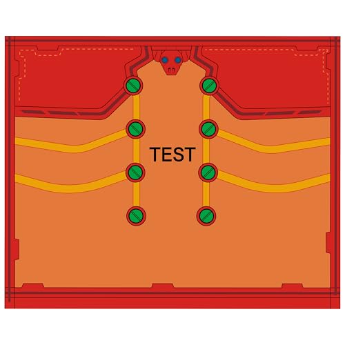 Rutschfeste Bodenstuhlmatte, 89,9 x 129,9 cm, für Evangelion Asuka Langley Plugsuit inspiriertes Design von TREASURE CASE