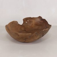 Handgeschnitzte Teak Wurzelholz Schale Einzigartige Holz Servierschale von TREEHAUSEshop