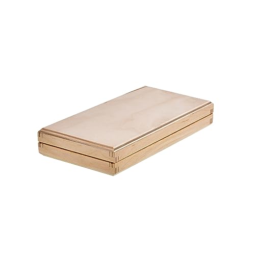 TREELIKESU Holzbox Dollar 21x10x4cm mit Magnet, Geschenkbox, Aufbewahrungsbox, Stiftebox, Holzkiste, Schmuckkästchen, Holzschachtel, Schatzkiste von TREELIKESU