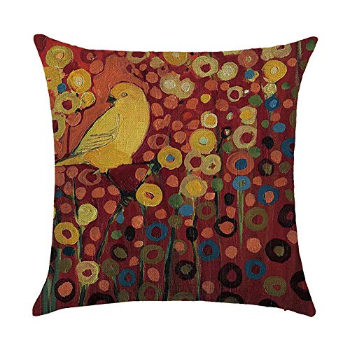 TREESTAR Kissenbezug Kissenbezug Pillowcase Dekoration Kissen Kissen für Bett Caso Sofa, Arredo Sofa Haus Auto Büro 45 x 45 cm, Serie Tiere und Tropical Medium 6 von TREESTAR