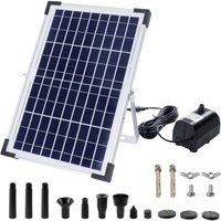 10 W 18 V Solar-Springbrunnenpumpen-Set mit eigenständigem Solarpanel für Garten, Aquarium und Vogelbad 10 W 18 V Solar-Springbrunnenpumpen-Set mit eigenständigem Solarpanel für Garten, Aquarium und Vogelbad von TREETALK