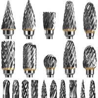20-teiliges Hartmetall-Frässtift-Set, Rotationsfrässtift-Set aus Wolframstahl, 1/8 Zoll Größe, für die Holzbearbeitung, Polieren 20-teiliges Hartmetall-Frässtift-Set, Rotationsfrässtift-Set aus Wolframstahl, 1/8 Zoll Größe, für die Holzbearbeitung, Polieren von TREETALK