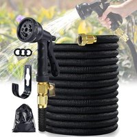 25Ft-7,5M Gartenschlauch Bewässerungsschlauch Erweiterbar Flexibler 3/4 Messinganschluss Hochdruck-Autowaschschlauch Spritzpistolenanzug 25Ft-7,5M Gartenschlauch Bewässerungsschlauch Erweiterbar Flexibler 3/4 Messinganschluss Hochdruck-Autowaschschlauch Spritzpistolenanzug von TREETALK