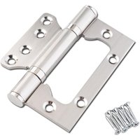 2er-Pack unsichtbare Schranktürscharniere aus Manganstahl, 10,2 cm, gebürstetes Finish 2er-Pack unsichtbare Schranktürscharniere aus Manganstahl, 10,2 cm, gebürstetes Finish von TREETALK