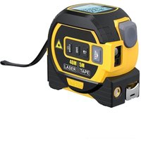 3-in-1-Laser-Maßband, digitaler Laser-Entfernungsmesser mit LCD-Display, 40 m/131 ft Laser-Maßband, 5 m/16 ft Maßband, Messen von 3-in-1-Laser-Maßband, digitaler Laser-Entfernungsmesser mit LCD-Display, 40 m/131 ft Laser-Maßband, 5 m/16 ft Maßband, Messen von von TREETALK
