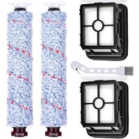 5er-Pack Rollenbürstenfilter, Hauptrollenbürstenreinigung für Bissell CrossWave 1713Z. Surface 1868 Bürstenrollenfilter 1866 Staubsauger-Ersatzteile von TREETALK