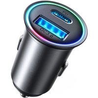 60 W USB-C-Autoladegerät, schnelles USB-C-Autoladegerät, USB-Autoladegerät-Adapter, kompatibel mit iPhone 15 14 13 Pro Max von TREETALK
