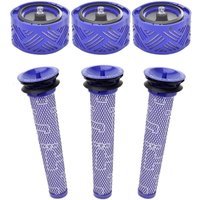 6er-Pack Ersatz-HEPA-Filter für Dyson V6 DC58 DC59 DC62 DC72 DC74 SV03 SV04 SV05 SV06 SV07 SV08 SV09 Absolute Animal Motorhead Staubsauger von TREETALK