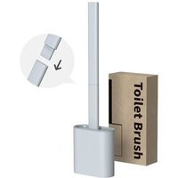 Abnehmbare Silikon-Toilettenbürste, hängende Toilettenbürste mit schnell trocknender Basis, Silikon-Toilettenbürste, flexible Reinigung, Abnehmbare Silikon-Toilettenbürste, hängende Toilettenbürste mit schnell trocknender Basis, Silikon-Toilettenbürste, flexible Reinigung, von TREETALK