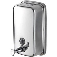 An der Wand montierter Handseifenspender, kommerzieller Seifenspender, Edelstahl-Seifenspender für Badezimmer, Küche, Markt, Hotel, Restaurant (500 von TREETALK