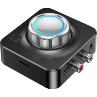 Bluetooth 5.0-Empfänger, Dual-RCA-Bluetooth-Adapter mit 3,5-mm-Klinke für Hi-Fi-System, RCA-Bluetooth-Audioempfänger für Lautsprecher, Verstärker und Bluetooth 5.0-Empfänger, Dual-RCA-Bluetooth-Adapter mit 3,5-mm-Klinke für Hi-Fi-System, RCA-Bluetooth-Audioempfänger für Lautsprecher, Verstärker und von TREETALK