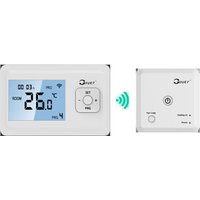 Drahtloser programmierbarer Thermostat Monoblock-Hängeofenthermostat + Empfänger HF-135 23,2 87,5 mm Drahtloser programmierbarer Thermostat Monoblock-Hängeofenthermostat + Empfänger HF-135 23,2 87,5 mm von TREETALK