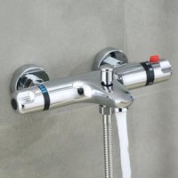 Dreifachthermostat mit vertikalem Zubehör Wandmontierter Thermostat-Duschhahn Thermostat-Badhahn Dreifachthermostat mit vertikalem Zubehör Wandmontierter Thermostat-Duschhahn Thermostat-Badhahn von TREETALK